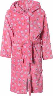 Neu Playshoes Fleece Bademantel BLUMEN für Mädchen 9625099 für Mädchen