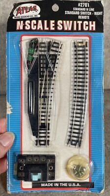 VTG ATLAS N Scale 2701 RIGHT REMOTE N Scale SWITCH USA Made NOS