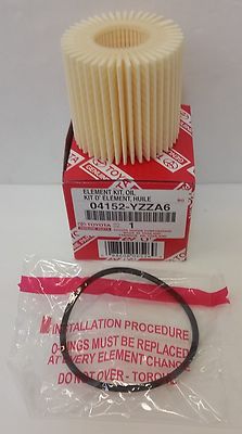 TOYOTA OEM FACTORY OIL FILTER 2012-2015 PRIUS 1.8L 04152-YZZA6