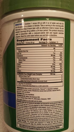 SlimQuick Pure Protein Powder Weight Loss Drink DOUBLE CHOCOLATE ,10.58 oz