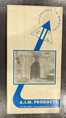 AIM Products 212-275 N Scale Single Tunnel Portal Random Stone