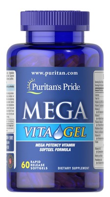 Гель Puritans Pride Mega Vita Gel-60 мягких капсул