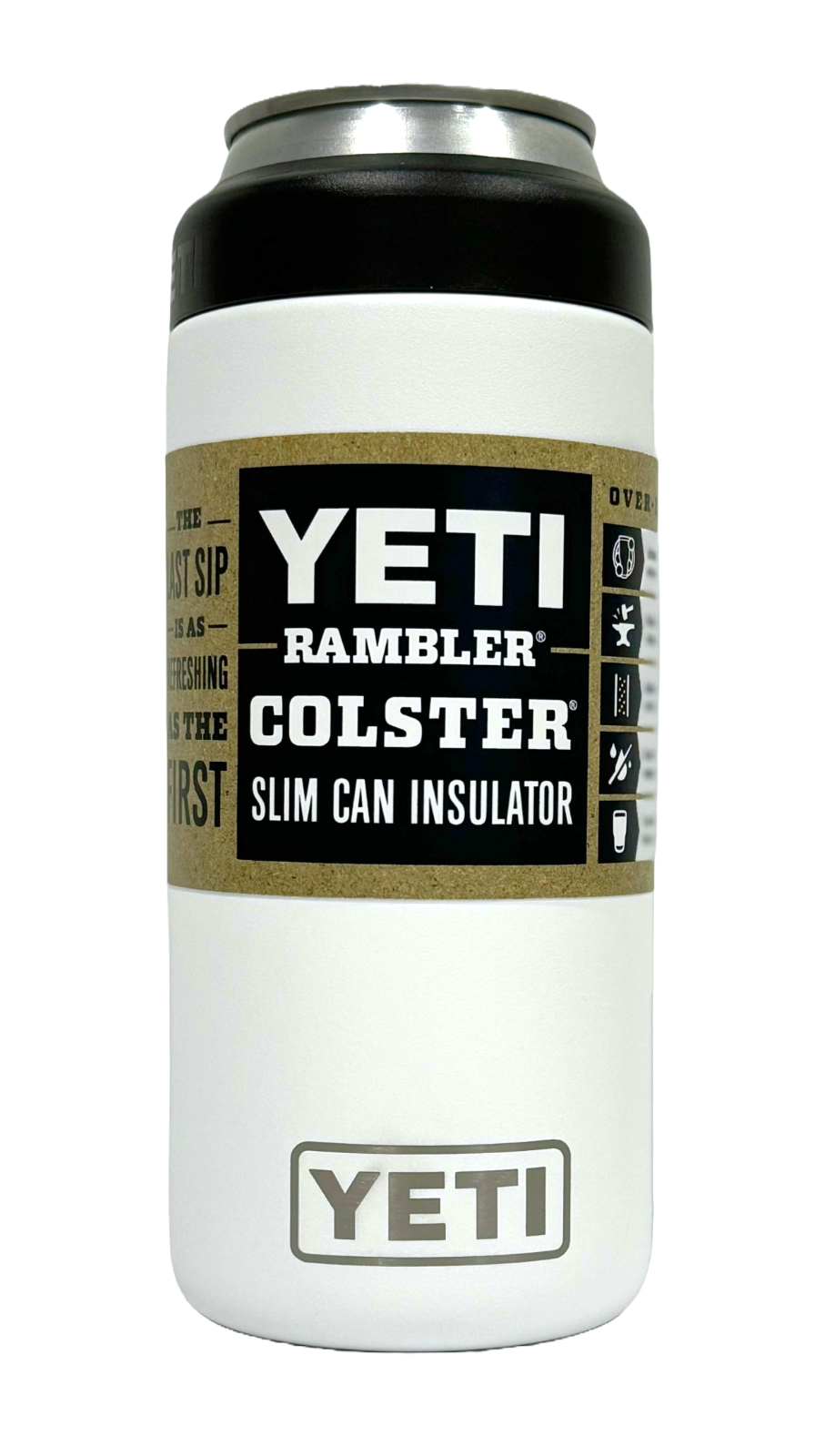 【新品未使用】YETI Rambler Colster ホワイト YETI Rambler 12 oz Colster Can Insulator - White | P.C.