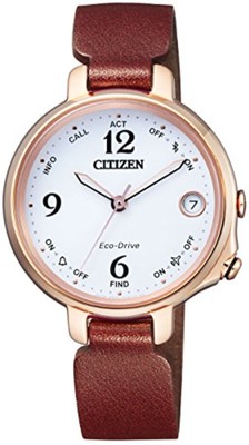 CITIZEN Eco-Drive Bluetooth EE4029-17A Brown Women's Watch F/S w/Tracking# Japan