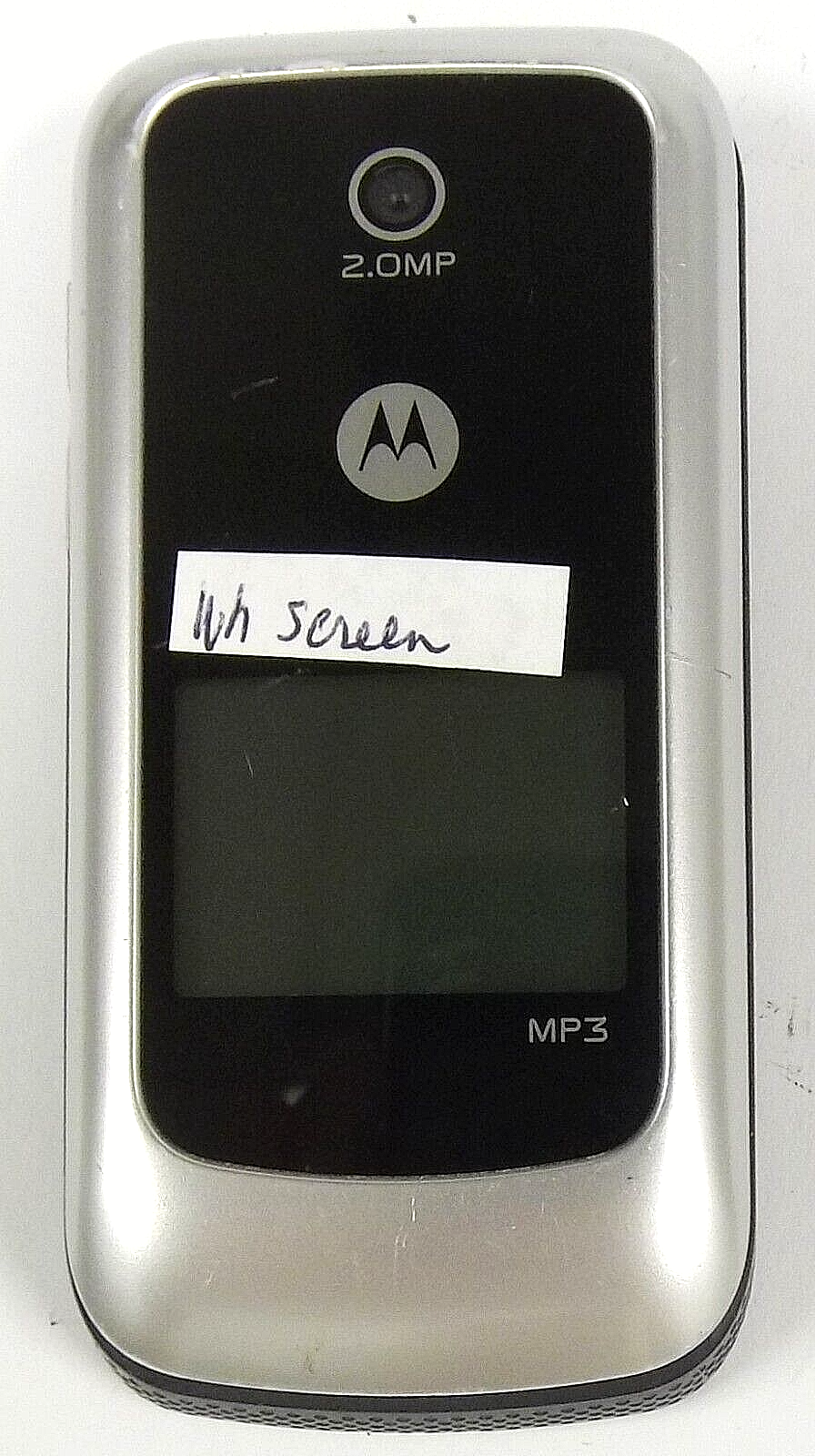 Motorola W series W418G - Black and Silver ( TracFone