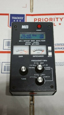 MFJ SWR Antenna Analyzer, HF/VHF 0.53-230-Mhz LCD, Built-In Frequency Counter. Buy it now for 279.0