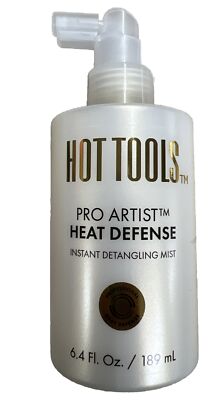 HOT TOOLS Pro Artist Heat Defense Instant Detangling Mist 6.4oz FULL SIZE