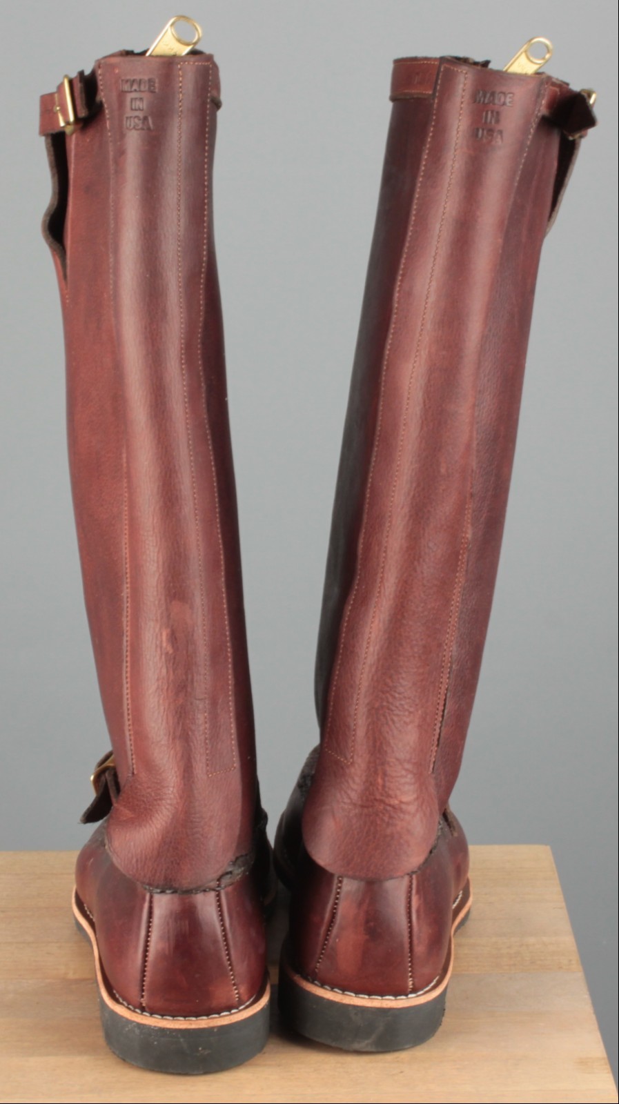 Men's NOS Orvis Gokey Unworn Snakeproof All Leather Tall Boots 10 EC #6259s