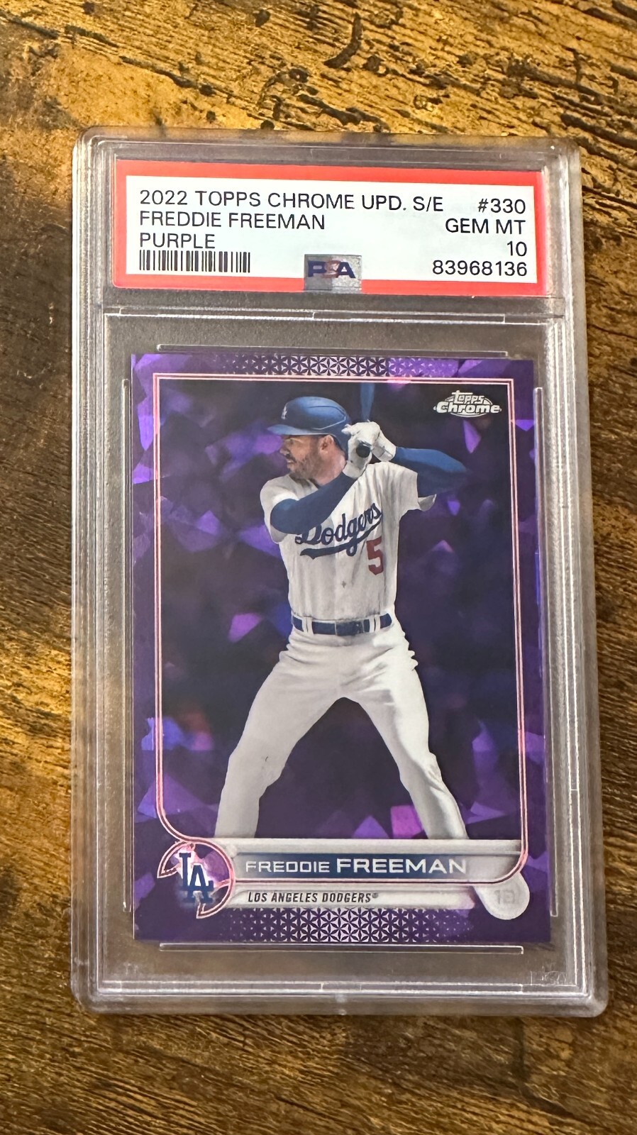 2022 Topps Chrome SAPPHIRE フレディ・フリーマン