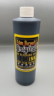 16 oz UV Blocking Black Ink for Film Positives / Negatives  (Epson Compatible)-