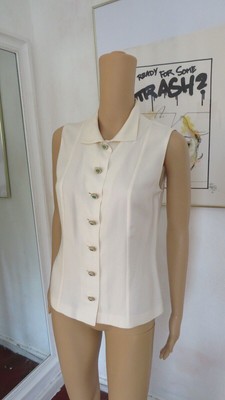CHANEL Bluse Größe 34/36 f.38 reine Seide Indien Kollektion 