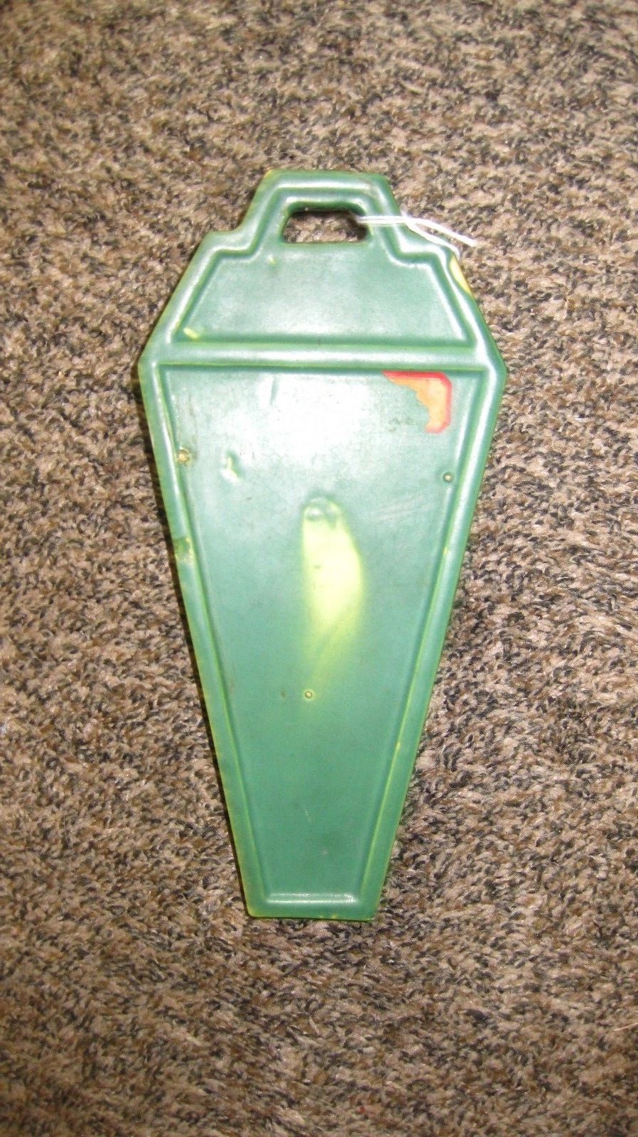 Roseville Ceramic Design Wall Pocket Mat Green # 1203