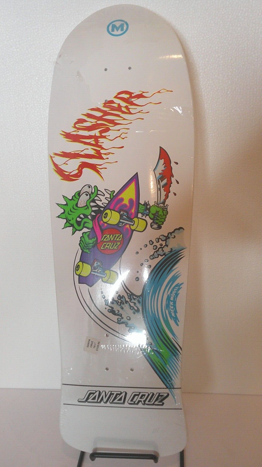 SANTA CRUZ Skateboard Deck Meek OG Slasher Reissue 10.1 in SANTA CRUZ Skateboard Deck Meek OG Slasher Reissue 10.1 in