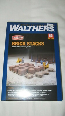 Walthers Cornerstone HO Brick Stacks  #933-4103 New in Box