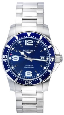 Longines HydroConquest Sunray Blue Super-LumiNova Dial L37424966 300M Mens Watch