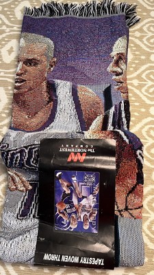 Sacramento Kings Throw Blanket Tapestry Bibby