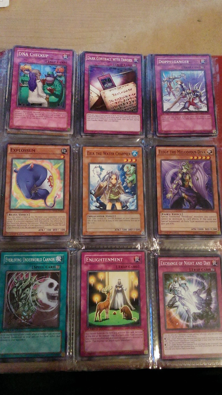 Yu-Gi-Oh! Mixed Lots of 100 cards from multiple sets, most cards in Mint quality