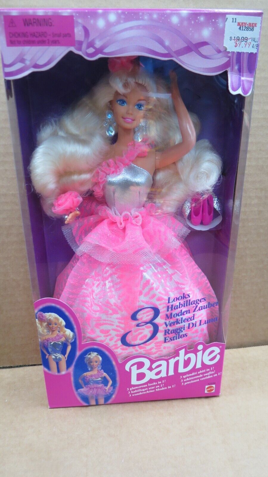 MATTEL 12339 3 LOOKS BLOND BARBIE | eBay MATTEL 12339 3 LOOKS BLOND BARBIE | eBay
