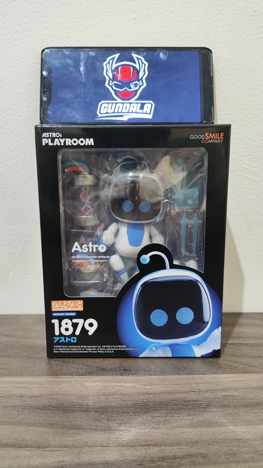 アストロボット　ねんどろいど 1879 Nendoroid Astro Bot #1879 Astro's Playroom GSC Brand New