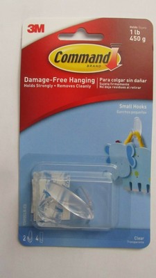 Command Clear Medium Refill Strips  Package of 9 strips  #17021CLR-ES  NEW
