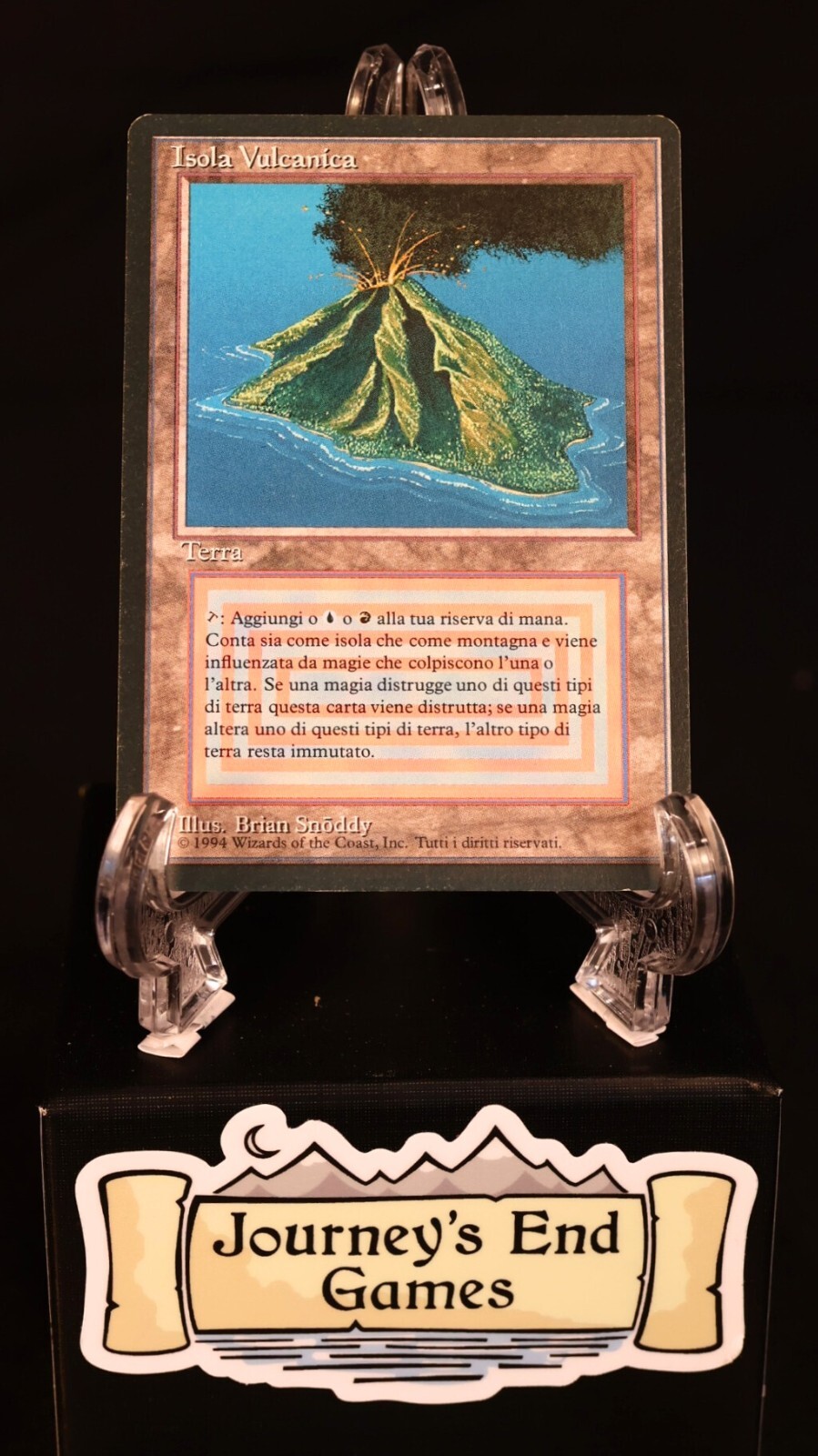 MTG Volcanic Island FBB Italian MP Magic the Gathering High