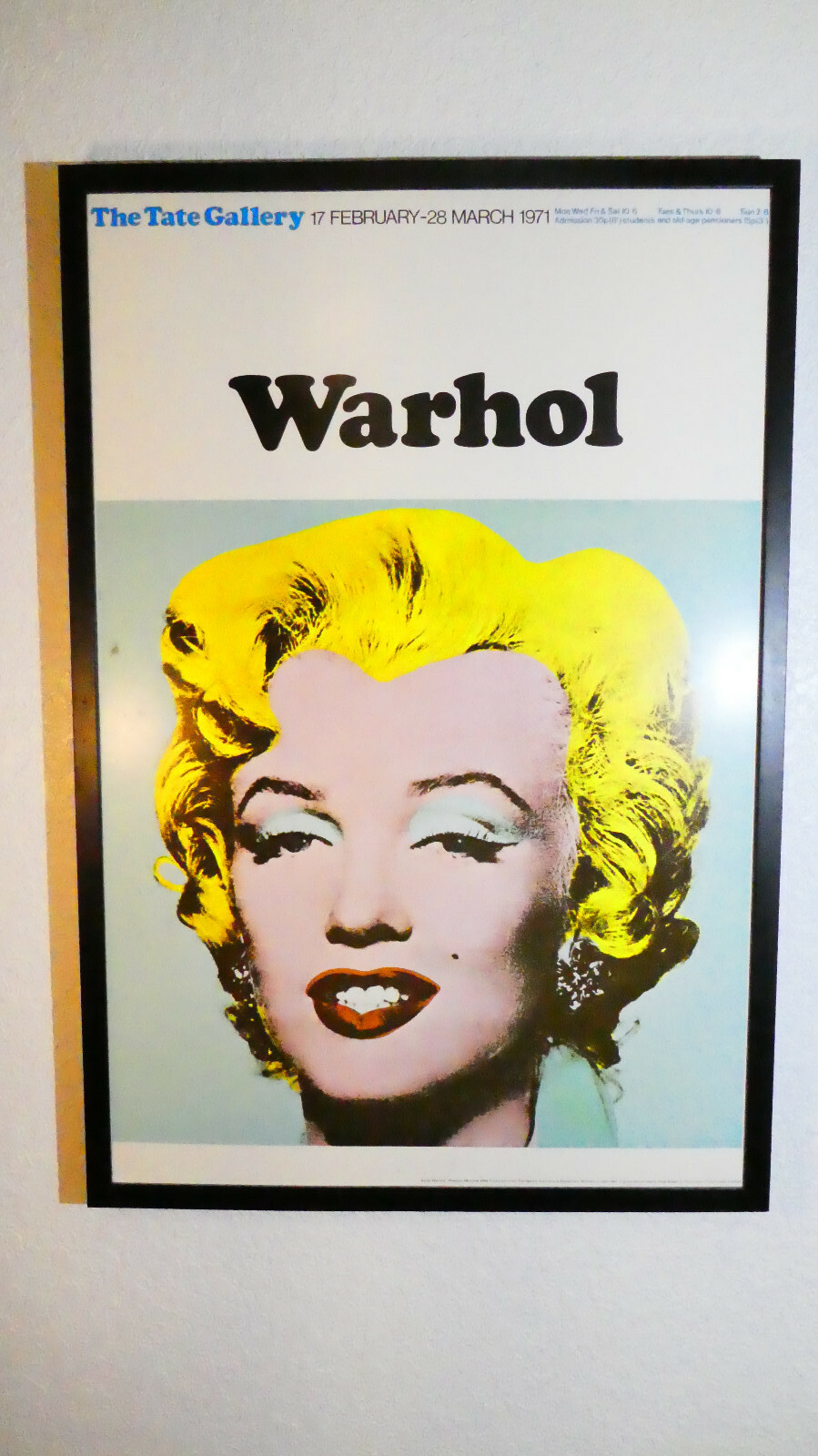 ANDY WARHOL TATE GALLERY EXHIBITION POSTER 1971 | eBay
