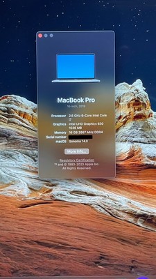 Apple MacBook Pro 16'' (512GB SSD, Intel Core i7 9th Gen., 2.60 GHz, 16GB) Laptop