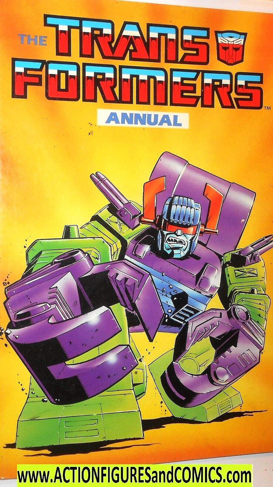 HARDBACK Transformers 1988 ANNUAL Marvel Comics hard cover