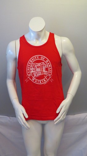 Vintage Graphic Muscle Shirt - Univesity of Hawaii Waikiki - Men's Large