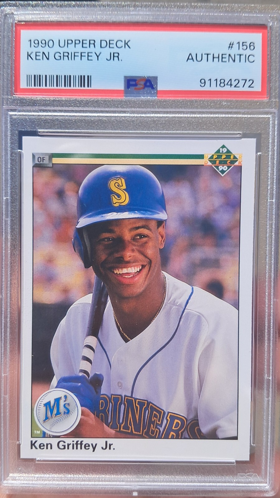 1990 Upper Deck Ken Griffey Jr. ERROR CARD Spelled