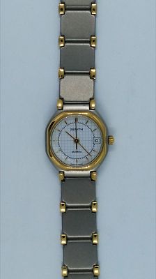 【待望★】 Zenith quartz gold and st.steel sold) never - model (old NEW ミュージック