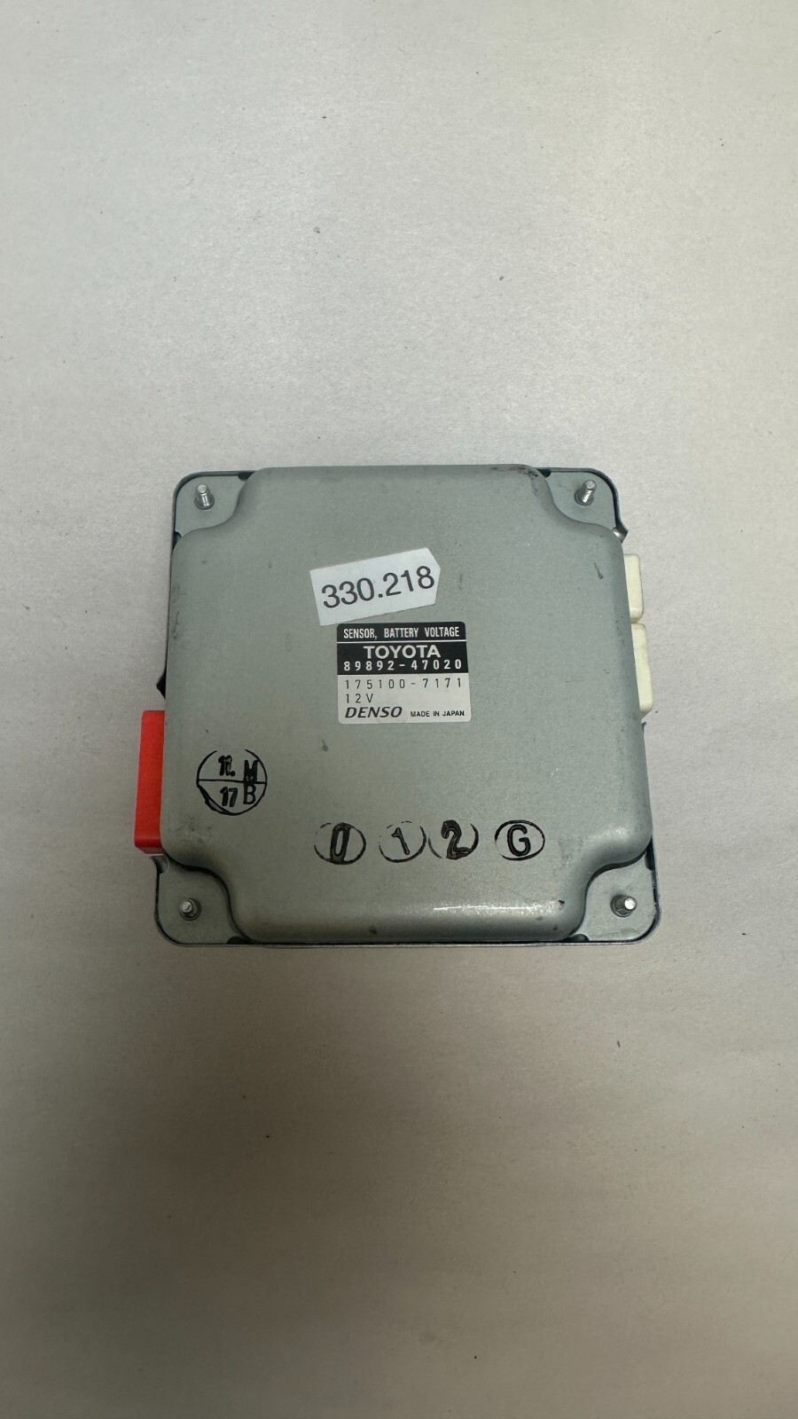 プリウス30 ボルテージセンサー 89892-47020 【公式通販】