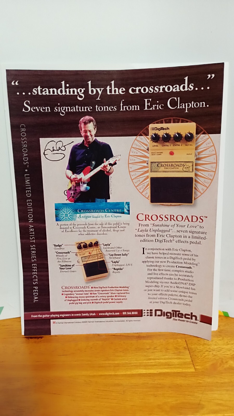 Eric Clapton Digitech Crossroads 美中古 中古】 DIGITECH / XAS-EC / Eric Clapton Crossroads 【渋谷店