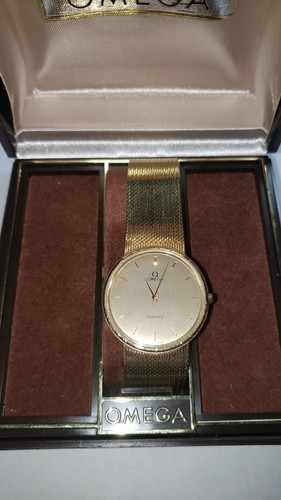 や[HY137] 1円スタート！ オメガ OMEGA 14K ケース/箱付き 不動