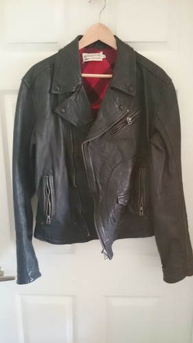 Levi’s Made & Crafted Leather Biker Jacket Medium Made In Italy LVC Vintage  2014