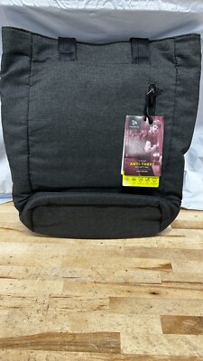 Travelon 43502-550 Black 5-Point Anti-Theft Security Tote Bag Urban Convertible