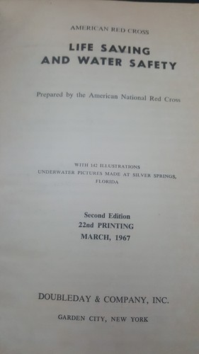 The American Red Cross Life Saving and Water Safety (1956) Paperback