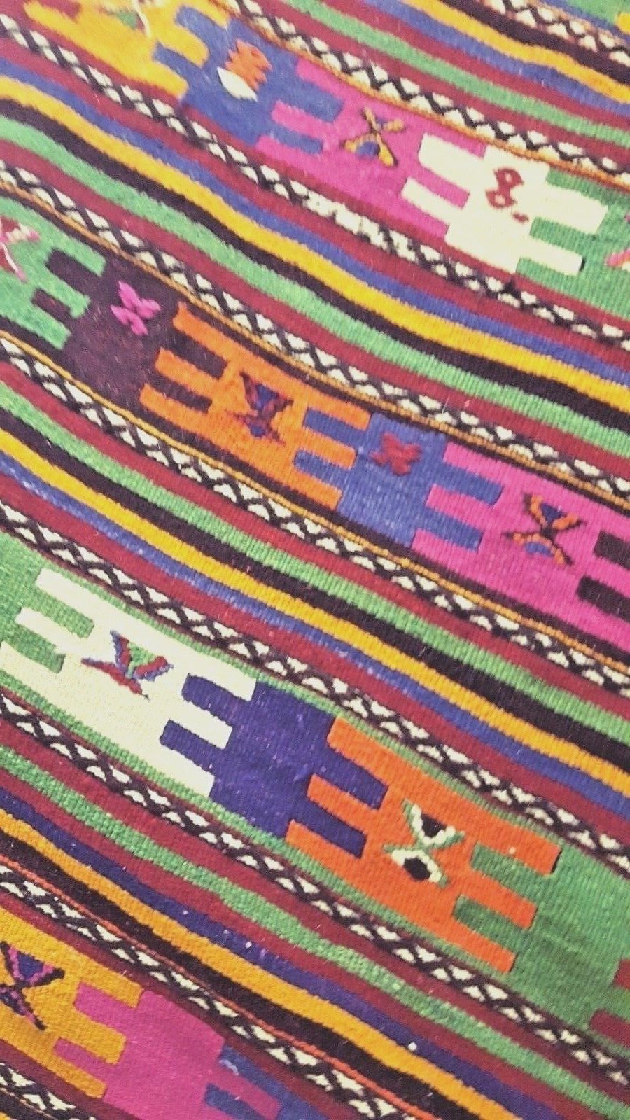 REVERSIBLE TURKISH RUG ANATOLIA TRIBAL HAND-KNOTTED 100% WOOL DURABLE 4' X 6' *