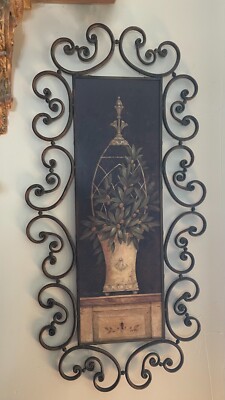 Scrolled Art - Olive Topiary - Oil Reproduction