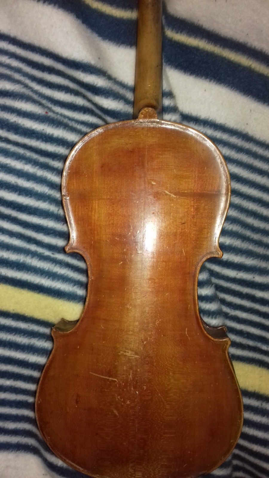 VINTAGE VIOLIN MADE IN SALONICA BY SAM YOEL JEWISH MAKER, DATE 1914 , UNIQUE!!!