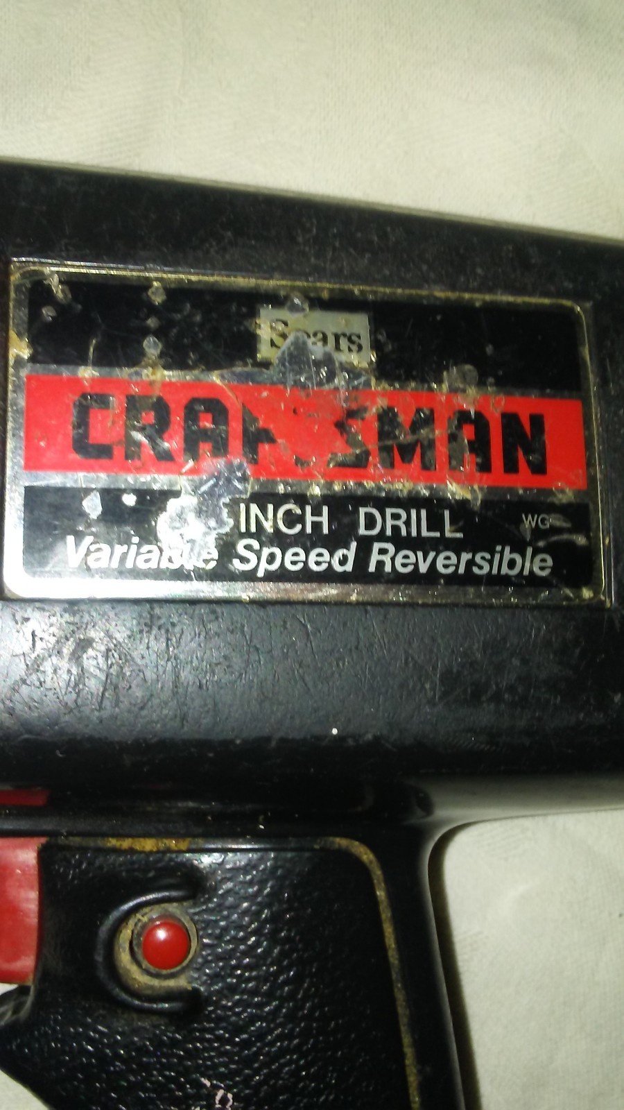 SEARS CRAFTSMAN 315.10491 3/8 INCH DRILL VARIABLE SPEED REVERSIBLE And free gift