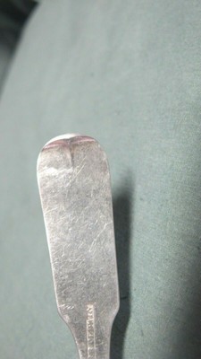 Antique Coin Silver Ladle C Baldwin Boston Mass 1820