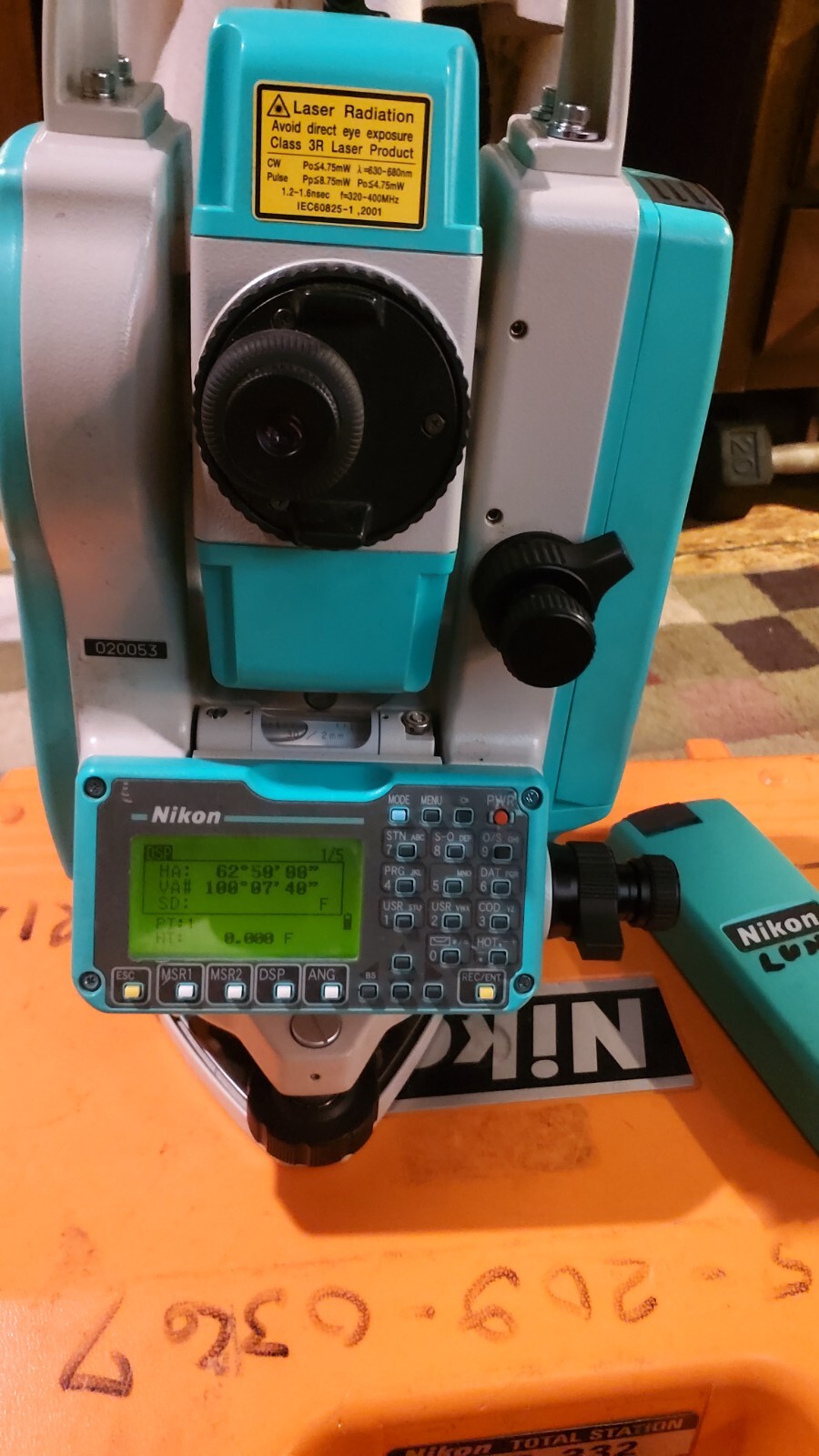 Nikon Total Station NPR 332 / 5 second accuracy. Prism Nikon Total Station NPR 332 / 5 second accuracy. Prism