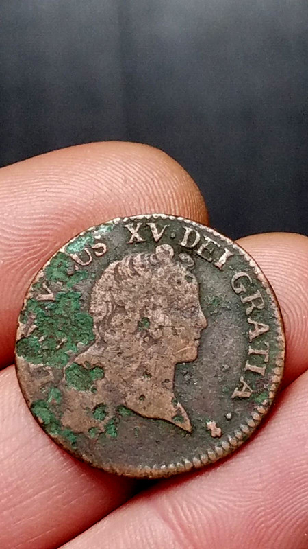 Louis Xv , Demi-Sol Au Buste Enfantin 1721 A Paris ! 5,41 G