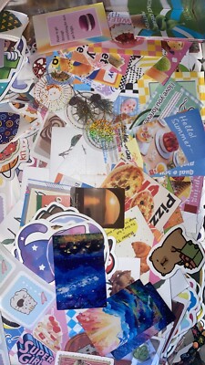 Surprise Lot of 15 Random Stickers - Includes Die Cuts/Sticker Flakes!