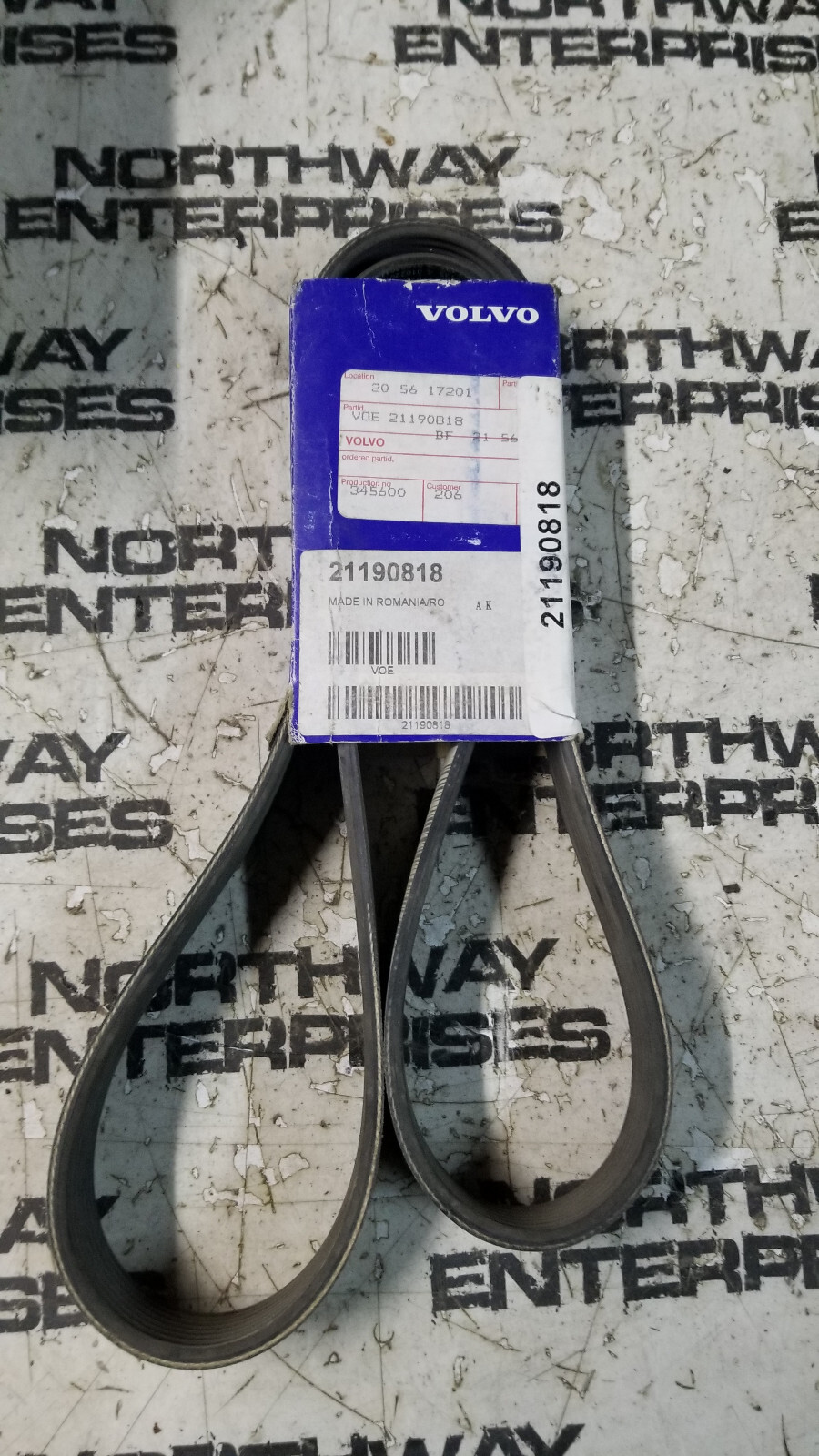 VOLVO BELT 21190818 VOE21190818 - Picture 1 of 1