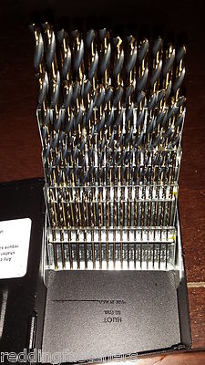 Norseman 60pc Number sizes #1-60 Super Premium drill bit set USA 88640 SP-60