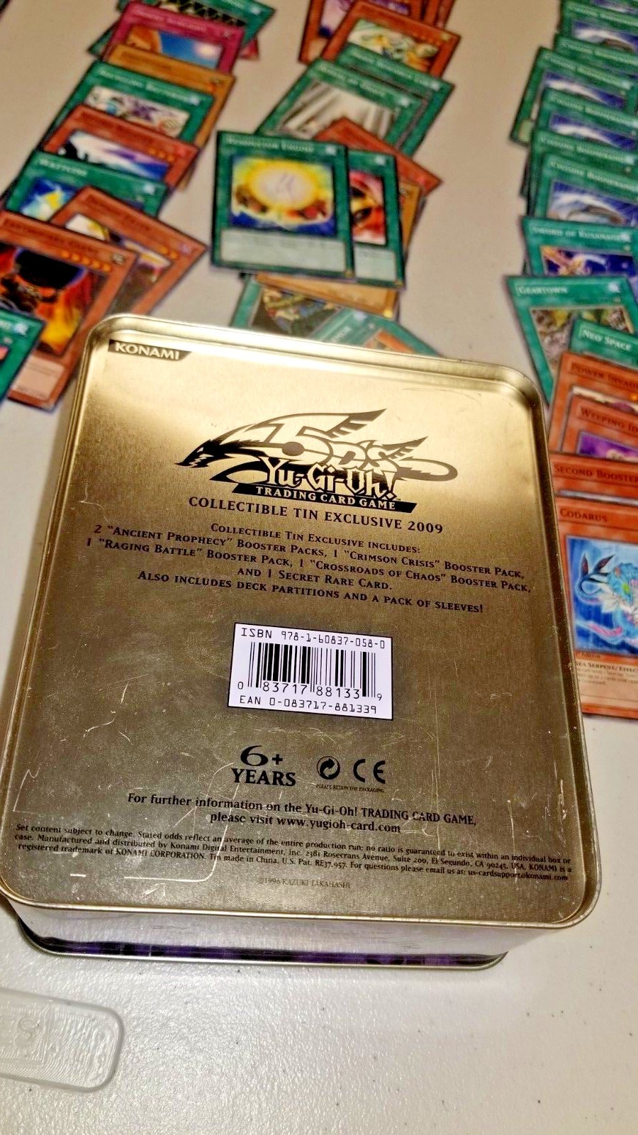 YU-GI-OH  Dragon Knight Draco - Equste,Tin Box & 500+ Cards, Mix Deck