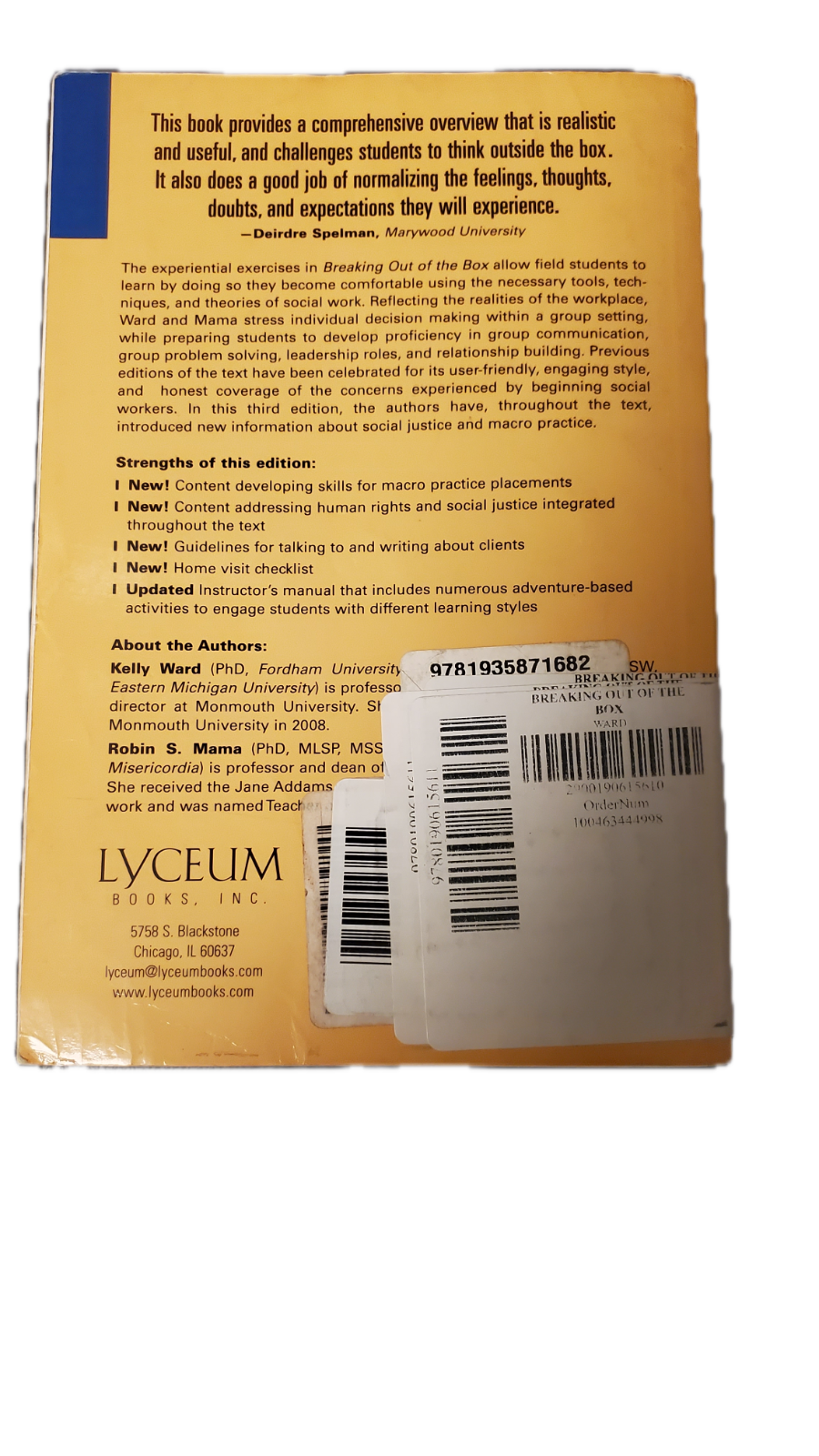 Breaking Out of the Box, Third Edition: Adventure-Based Field Instruction - Used