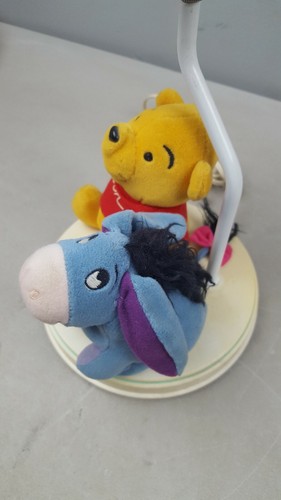 Vintage 80s Disney Winnie The pooh And Eeyor desk Table Lamp